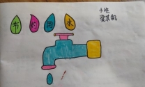 节水标识牌设计小学生怎么画的好看又简单又漂亮